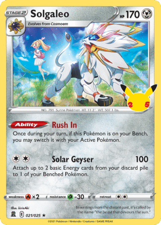Solgaleo 21 / 25