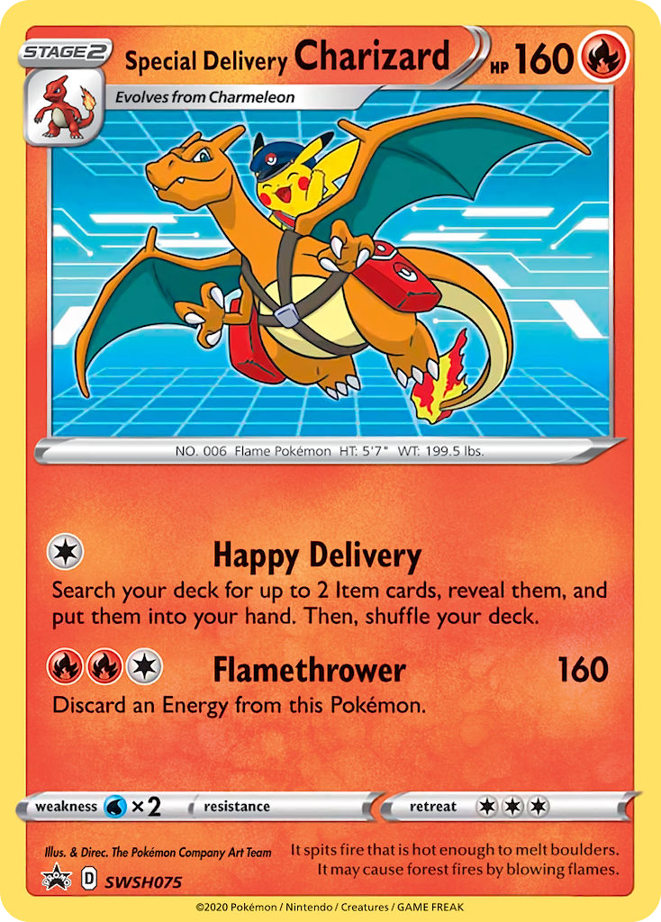 Special Delivery Charizard SWSH075 / 307