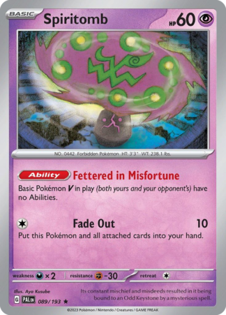 Spiritomb 89 / 193