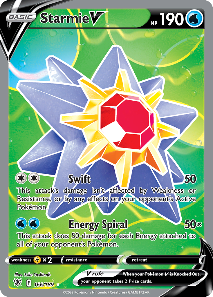 Starmie V 166 / 189