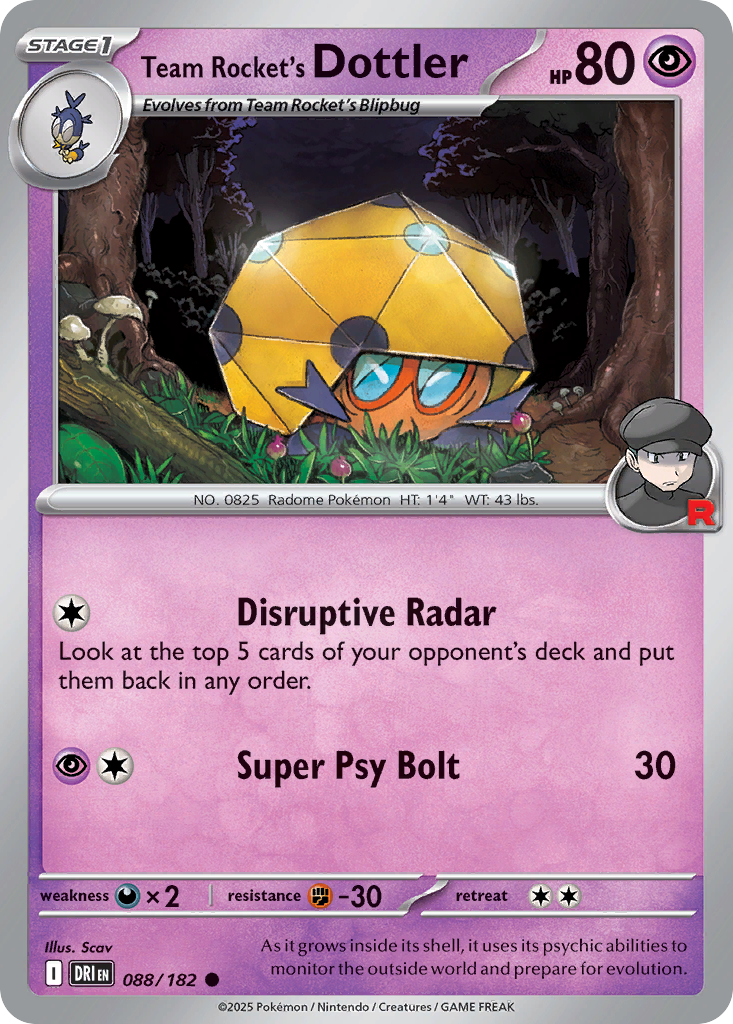 Team Rocket’s Dottler 88 / 182