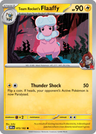 Team Rocket’s Flaaffy 73 / 182