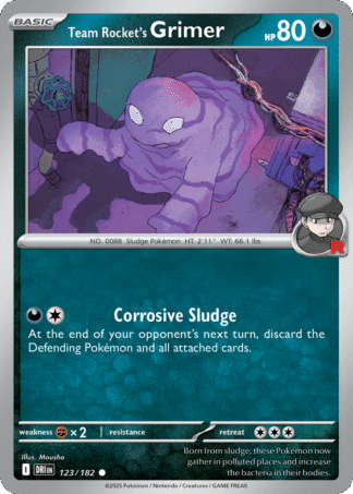 Team Rocket’s Grimer 123 / 182