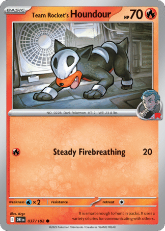 Team Rocket’s Houndour 37 / 182
