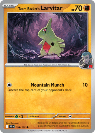 Team Rocket’s Larvitar 94 / 182
