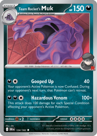 Team Rocket’s Muk 124 / 182