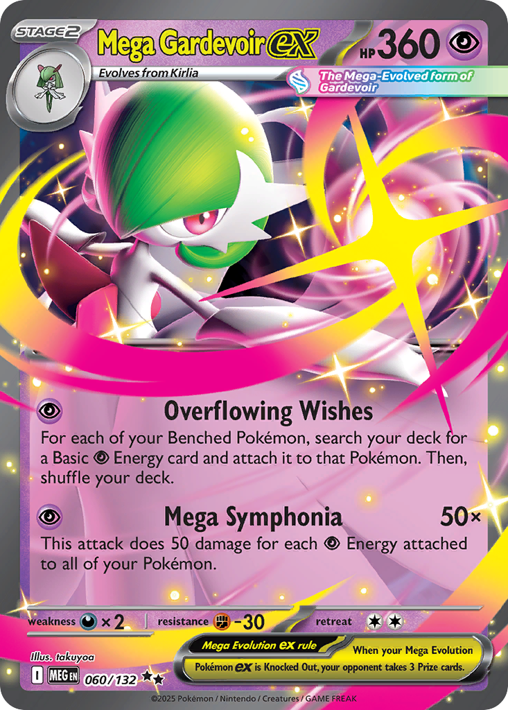 Mega Gardevoir ex 60 / 132