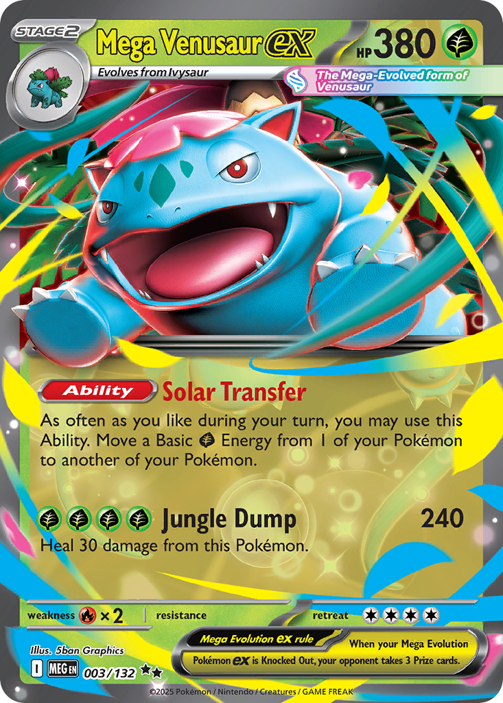 Mega Venusaur ex 3 / 132
