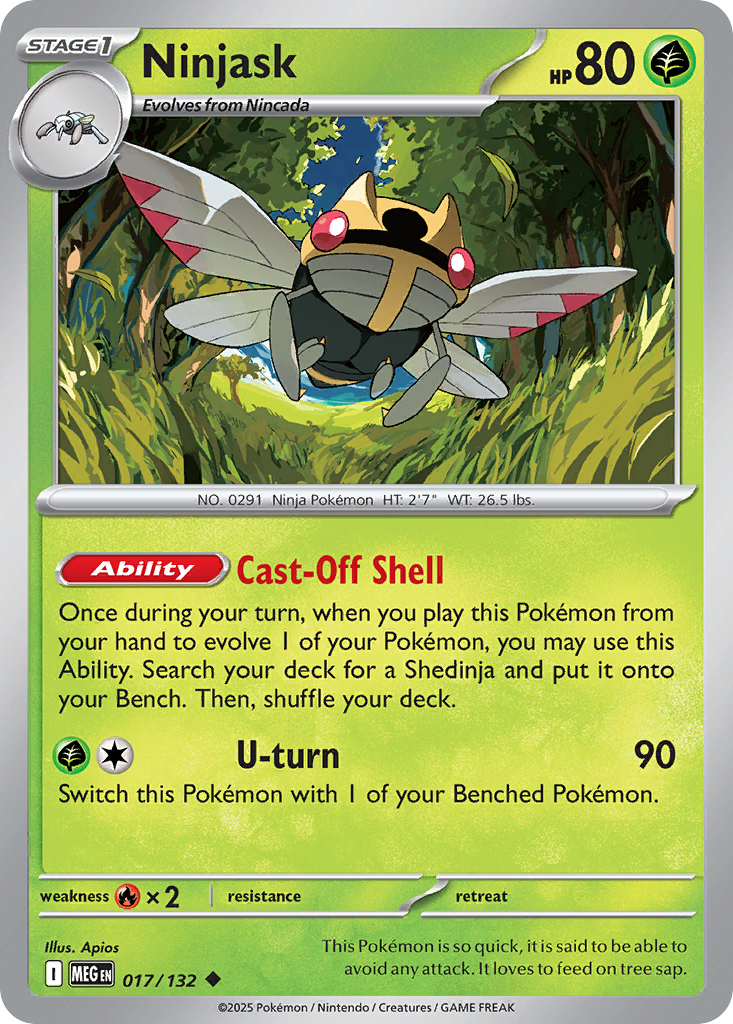 Ninjask 17 / 132