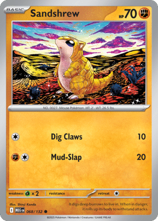 Sandshrew 68 / 132