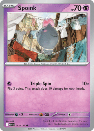 Spoink 62 / 132