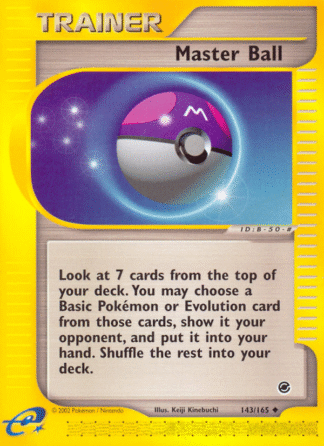 Master Ball 143 / 165