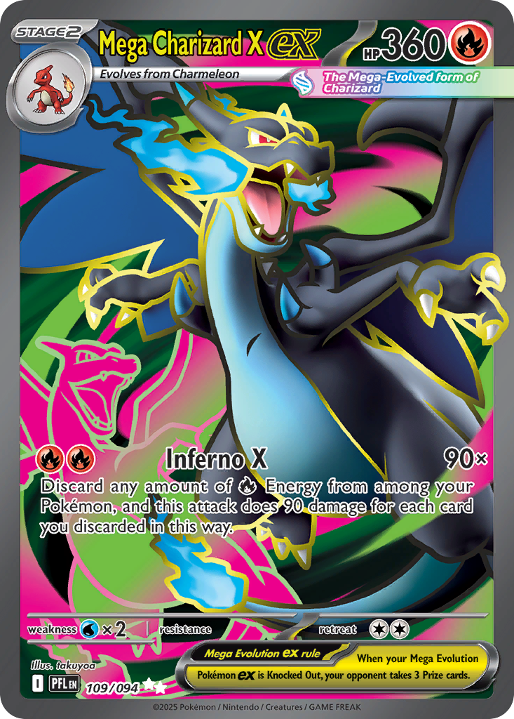 Mega Charizard X ex 109 / 94