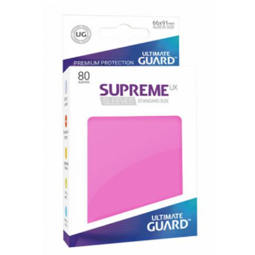 Ultimate Guard – Supreme UX Sleeves Standard Size Light Pink (80)