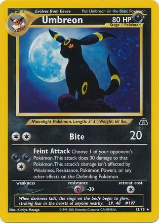 Neo Discovery - Umbreon 13/75