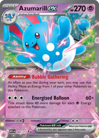 Azumarill ex 84 / 217