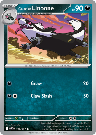 Galarian Linoone 131 / 217