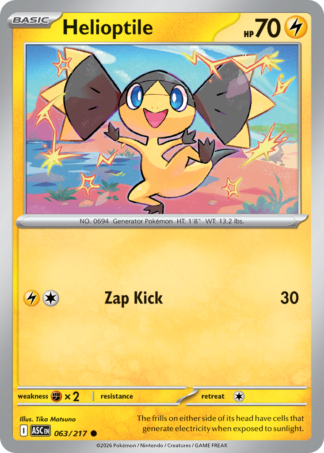 Helioptile 63 / 217