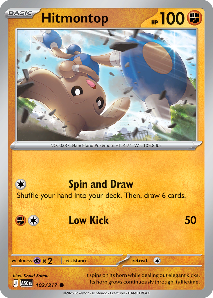Hitmontop 102 / 217