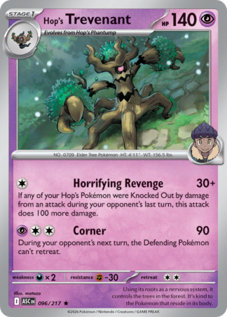 Hop's Trevenant 96 / 217