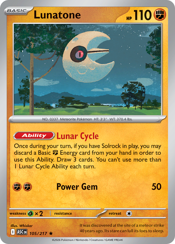 Lunatone 105 / 217
