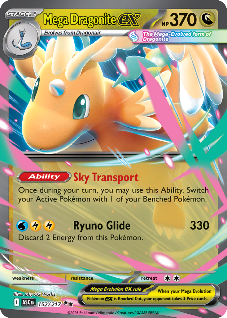 Mega Dragonite ex 152 / 217