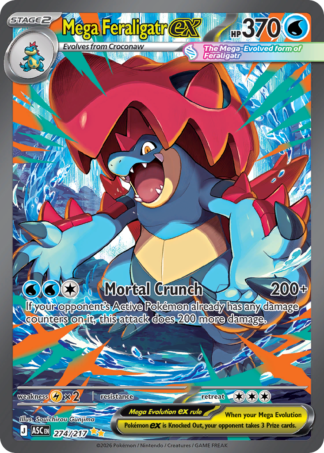 Mega Feraligatr ex 274 / 217
