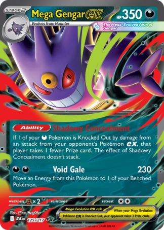 Mega Gengar ex 125 / 217