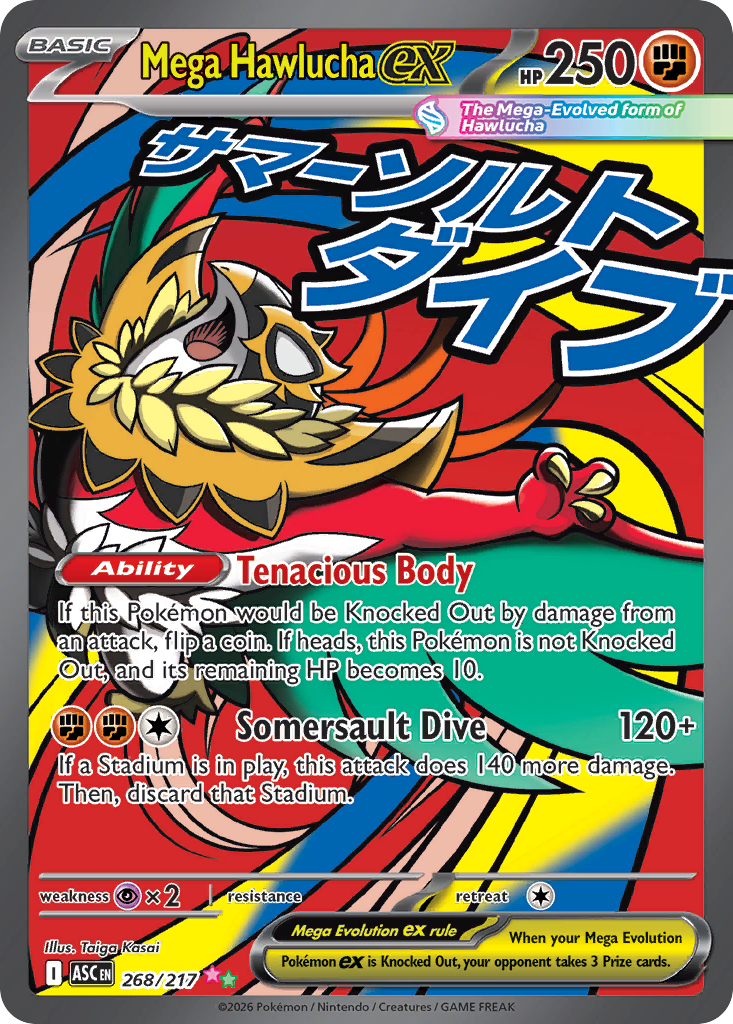 Mega Hawlucha ex 268 / 217
