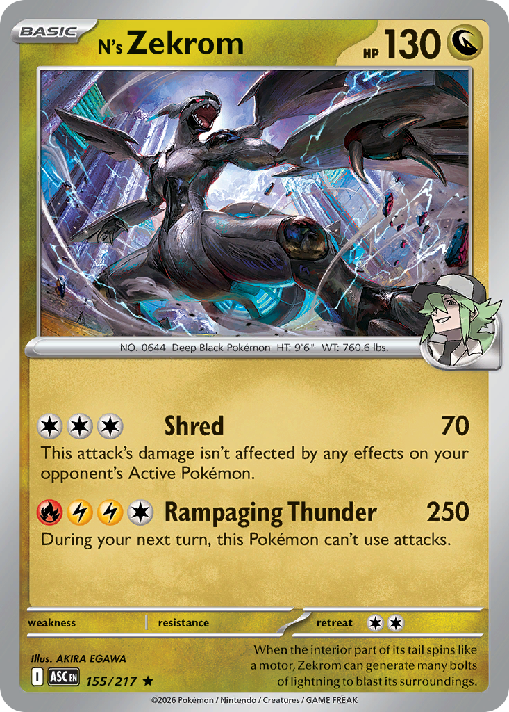 N's Zekrom 155 / 217