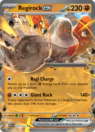 Regirock ex 107 / 217