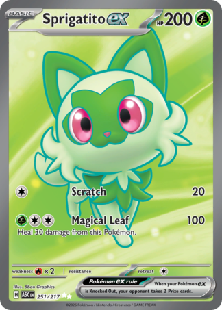 Sprigatito ex 251 / 217