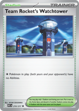 Team Rocket's Watchtower 210 / 217