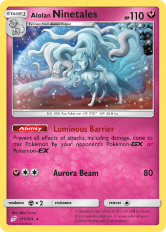 Alolan Ninetales 111 / 181