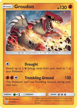 Groudon 113 / 236