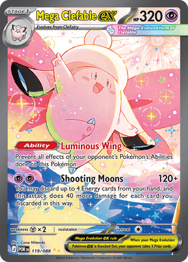 Mega Clefable ex 119 / 88