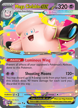 Mega Clefable ex 31 / 88
