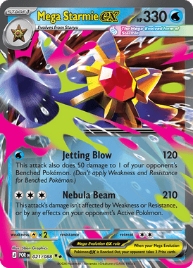 Mega Starmie ex 21 / 88