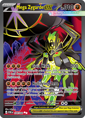 Mega Zygarde ex 104 / 88