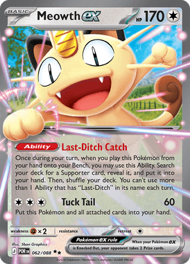 Meowth ex 62 / 88