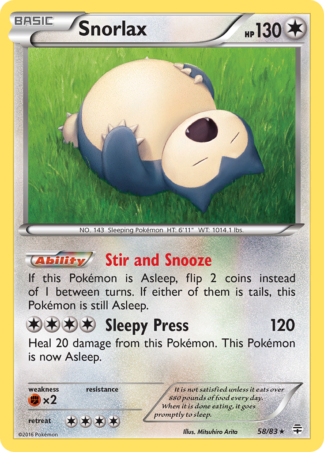 Snorlax 58 / 83