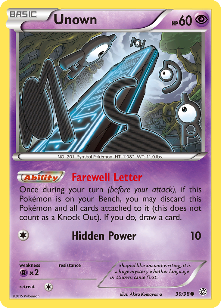 Unown 30 / 98