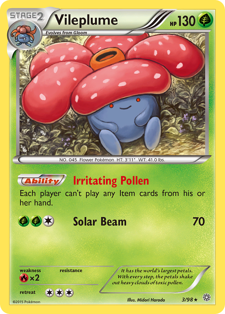 Vileplume 3 / 98