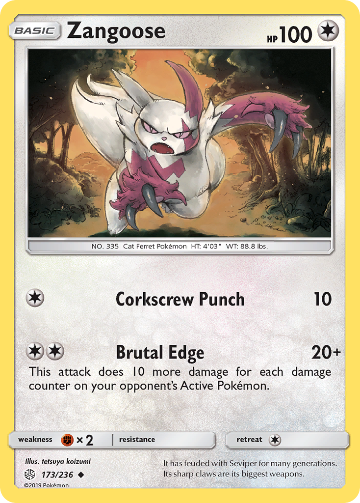 Zangoose 173 / 236