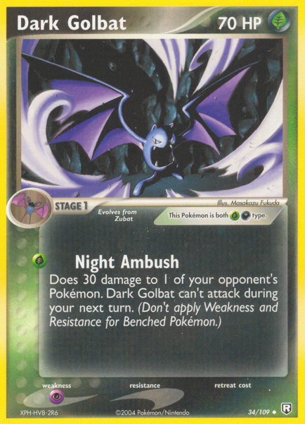 Dark Golbat 34 / 109