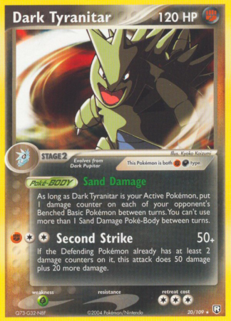Dark Tyranitar 20 / 109