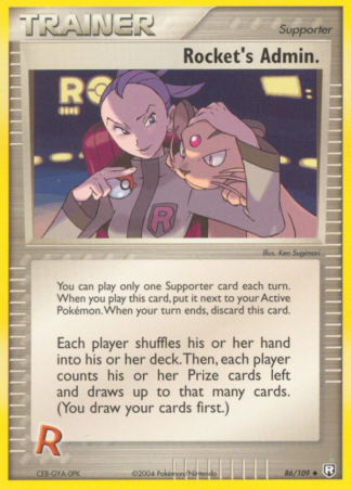 Rocket's Admin. 86 / 109