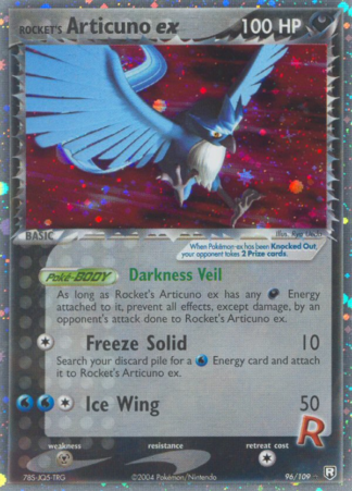 Rocket's Articuno ex 96 / 109