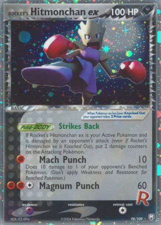 Rocket's Hitmonchan ex 98 / 109