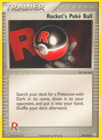 Rocket's Poké Ball 89 / 109